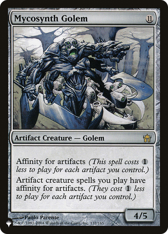 Mycosynth Golem (LIST-137/165)  - The List