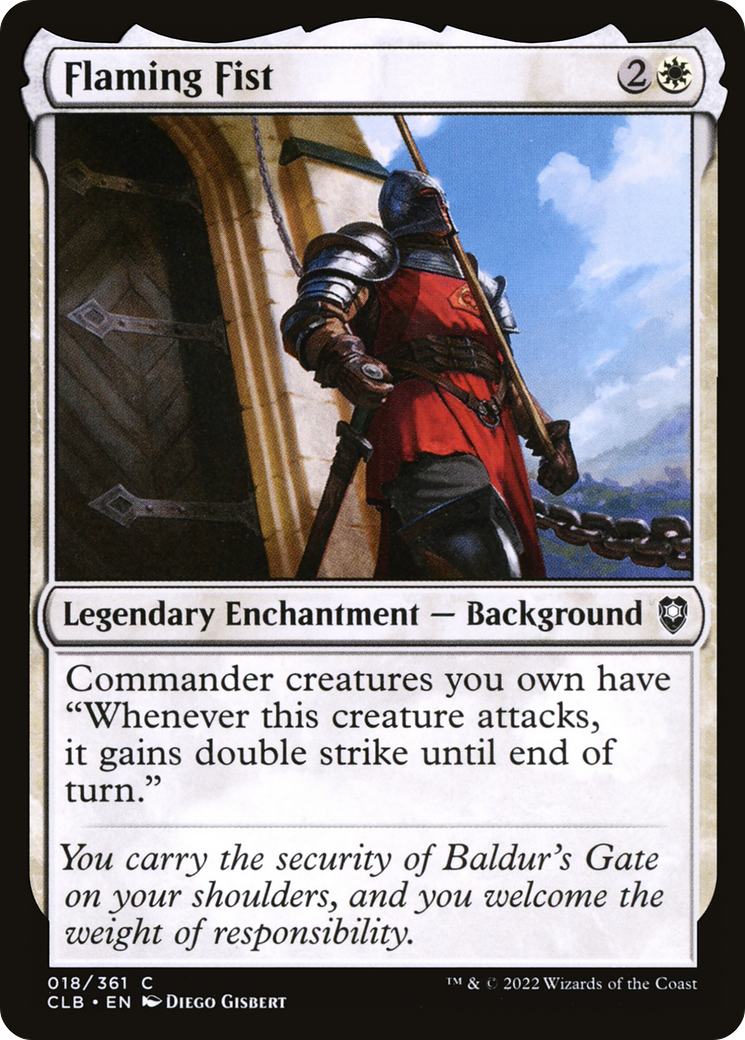 Flaming Fist (CLB-018)  - Commander Legends: Battle for Baldur's Gate