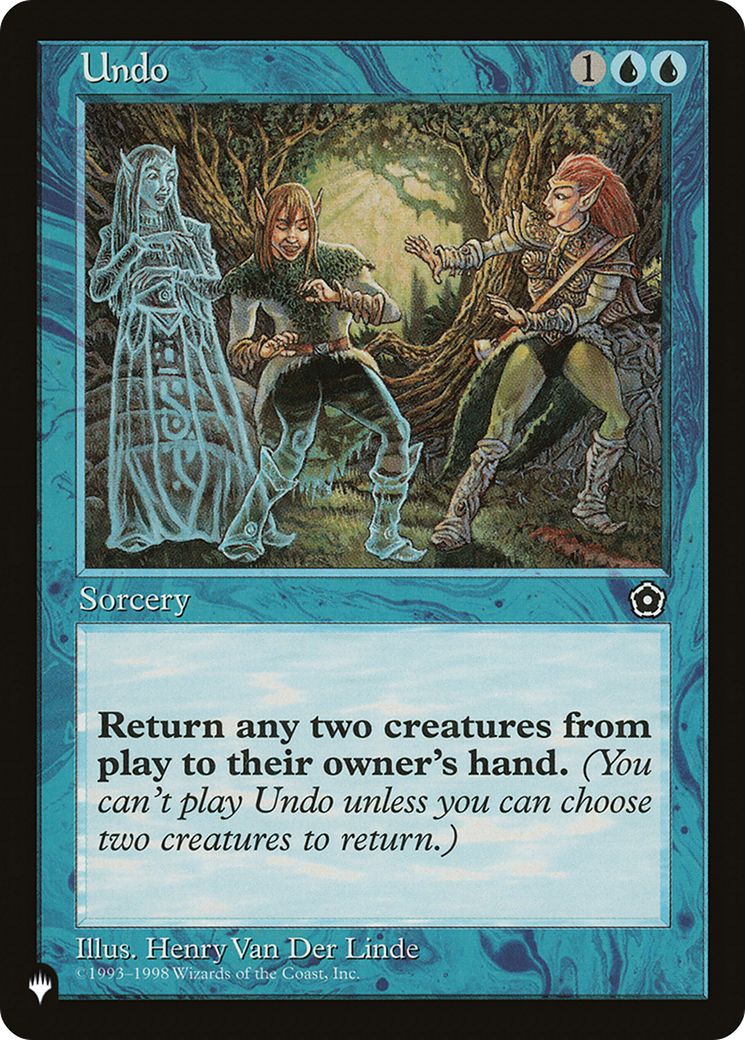 Undo (LIST-P02-59)  - The List