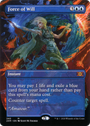 Force of Will (Borderless) (2XM-340)  Foil - Double Masters