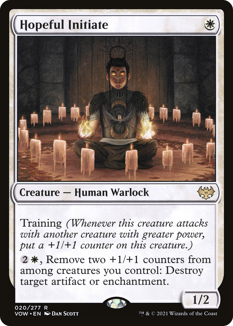 Hopeful Initiate (VOW-020)  - Innistrad: Crimson Vow