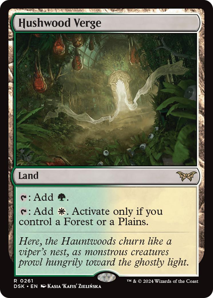 Hushwood Verge (DSK-261)  Foil - Duskmourn: House of Horror