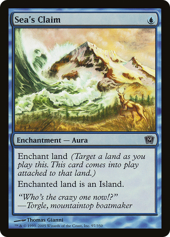 Sea's Claim (9ED-97★) - Ninth Edition Foil