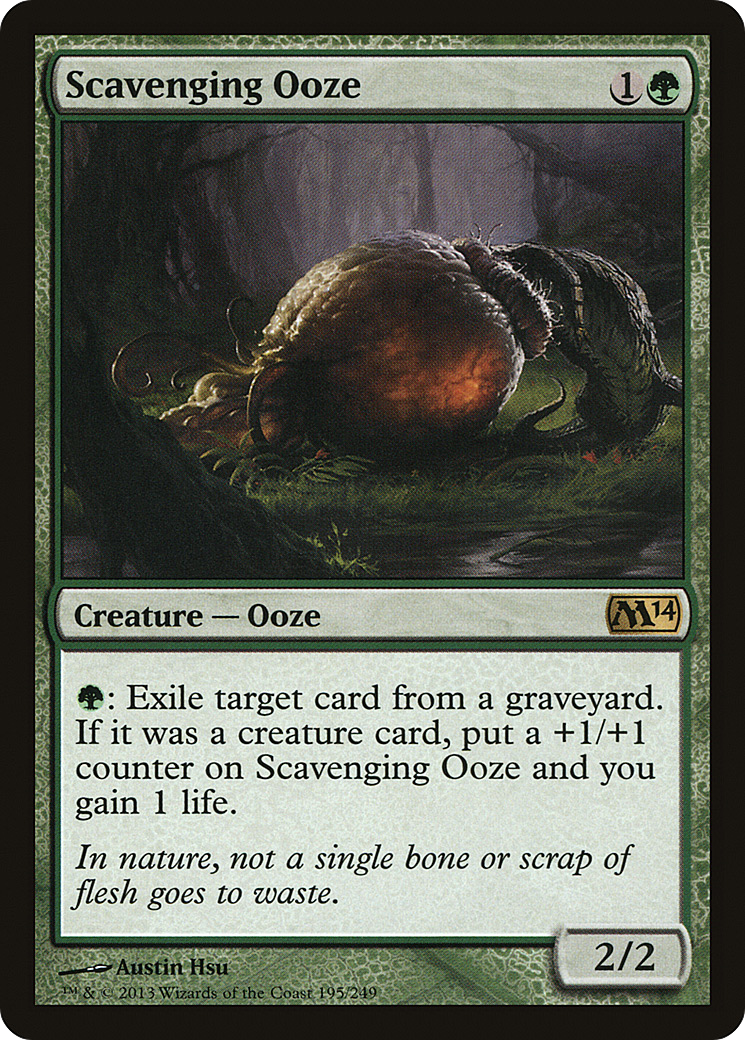 Scavenging Ooze (M14-195)  - Magic 2014