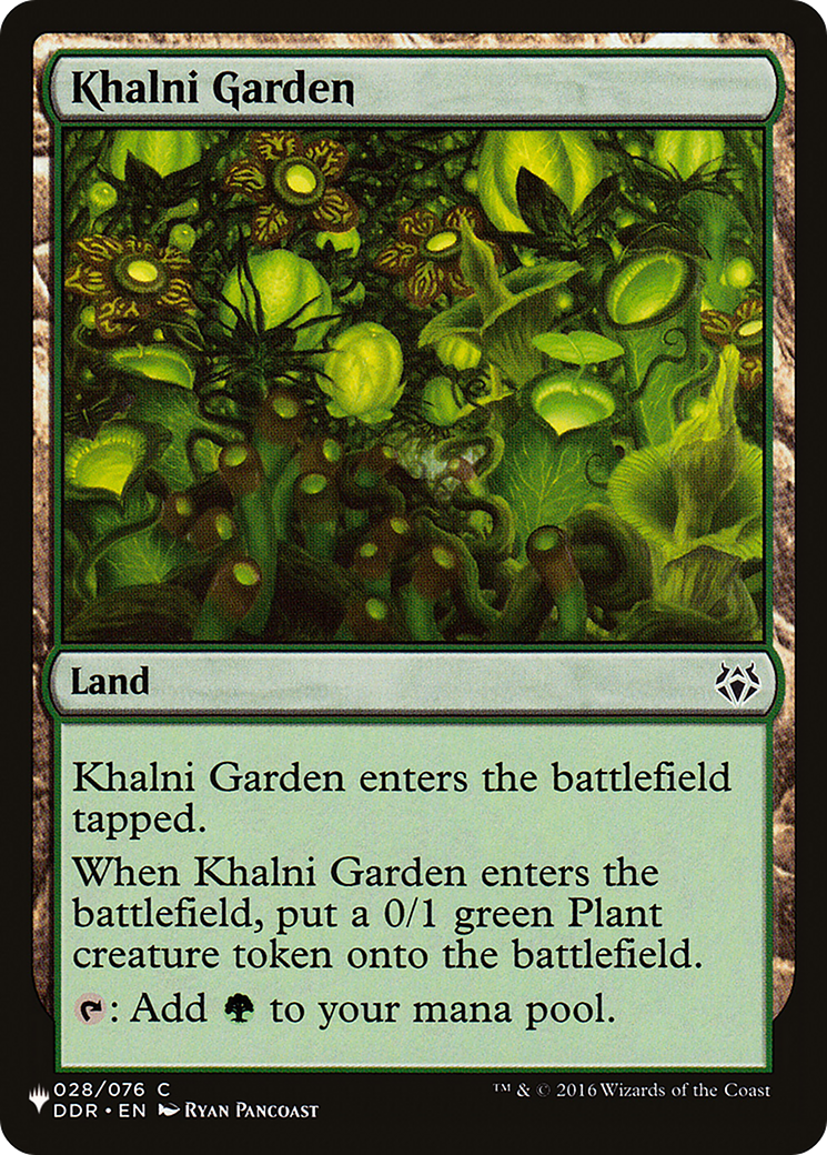 Khalni Garden (LIST-028/076)  - The List