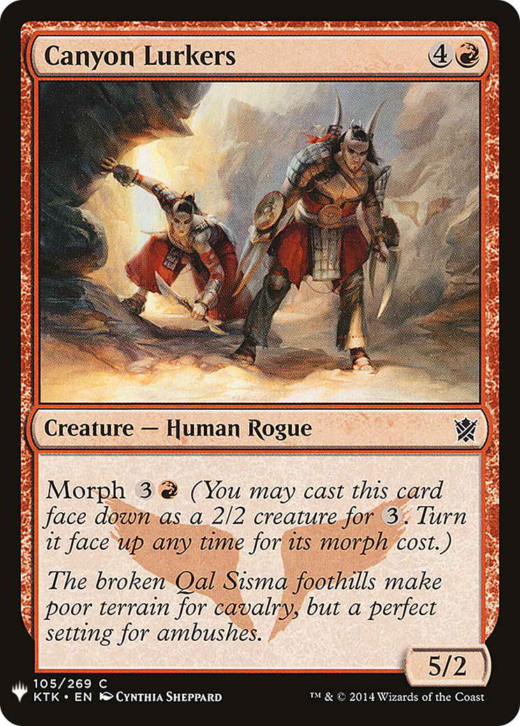 Canyon Lurkers (LIST-KTK-105)  - The List