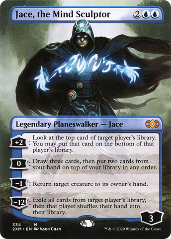 Jace, the Mind Sculptor (Borderless) (2XM-334)  - Double Masters
