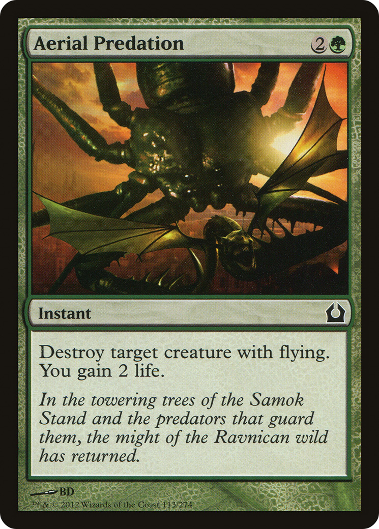 Aerial Predation (RTR-113)  - Return to Ravnica