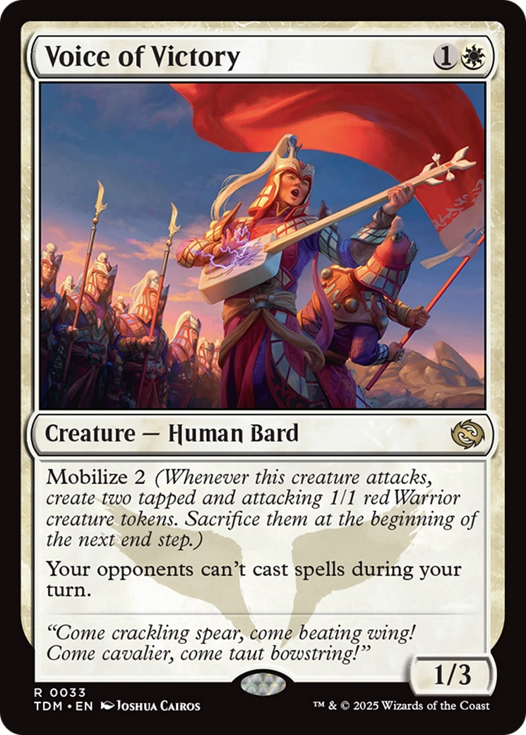 Voice of Victory (TDM-033)  - Tarkir: Dragonstorm