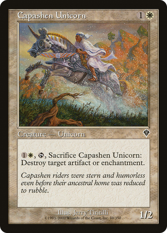 Capashen Unicorn (INV-010) - Invasion Foil