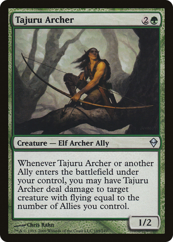 Tajuru Archer (ZEN-185) - Zendikar Foil