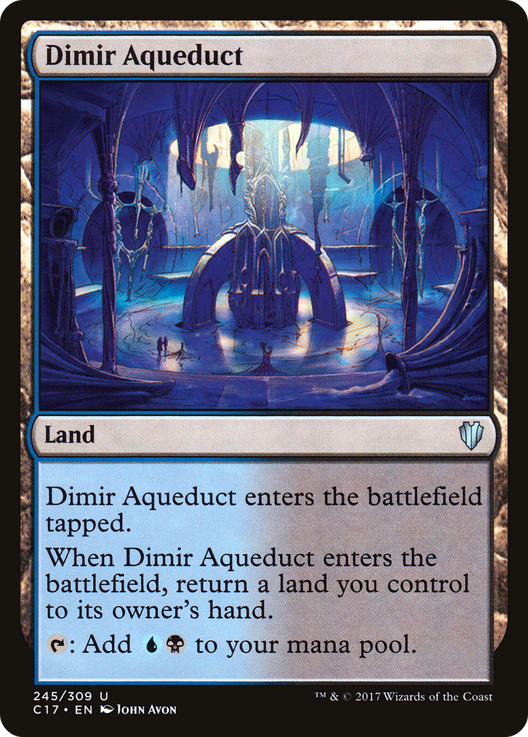 Dimir Aqueduct (C17-245)  - Commander 2017
