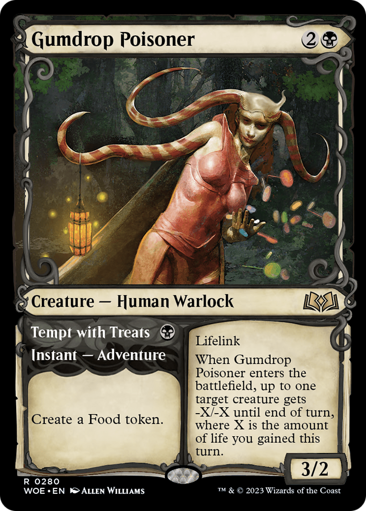 Gumdrop Poisoner (Showcase) (WOE-280)  - Wilds of Eldraine: (Showcase)