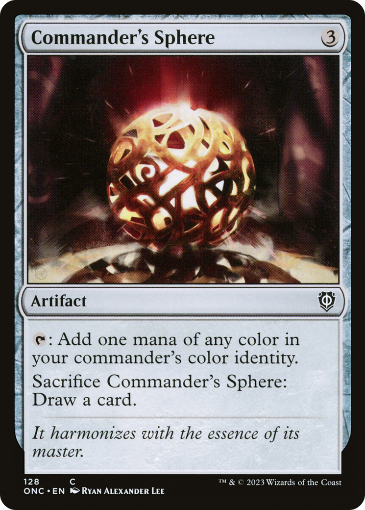 Commander's Sphere (ONC-128)  - Phyrexia: All Will Be One Commander