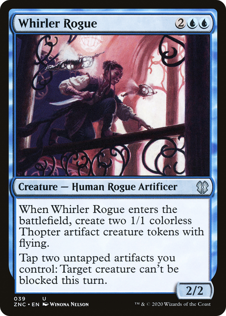 Whirler Rogue (ZNC-039)  - Zendikar Rising Commander