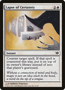 Lapse of Certainty (CON-009) - Conflux Foil