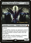 Kalitas, Traitor of Ghet (PRE-086)  Foil - Oath of the Gatewatch Promos