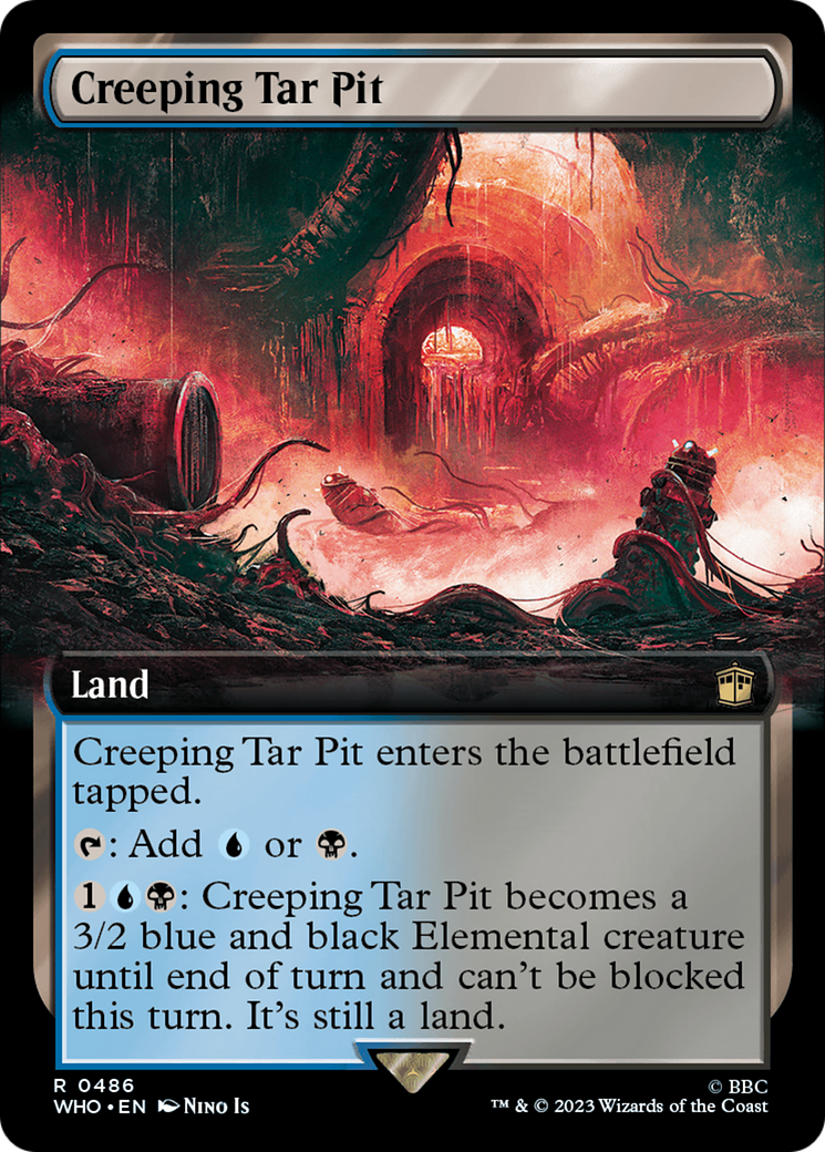 Creeping Tar Pit (Extended Art) (WHO-486)  Foil - Doctor Who: (Extended Art)