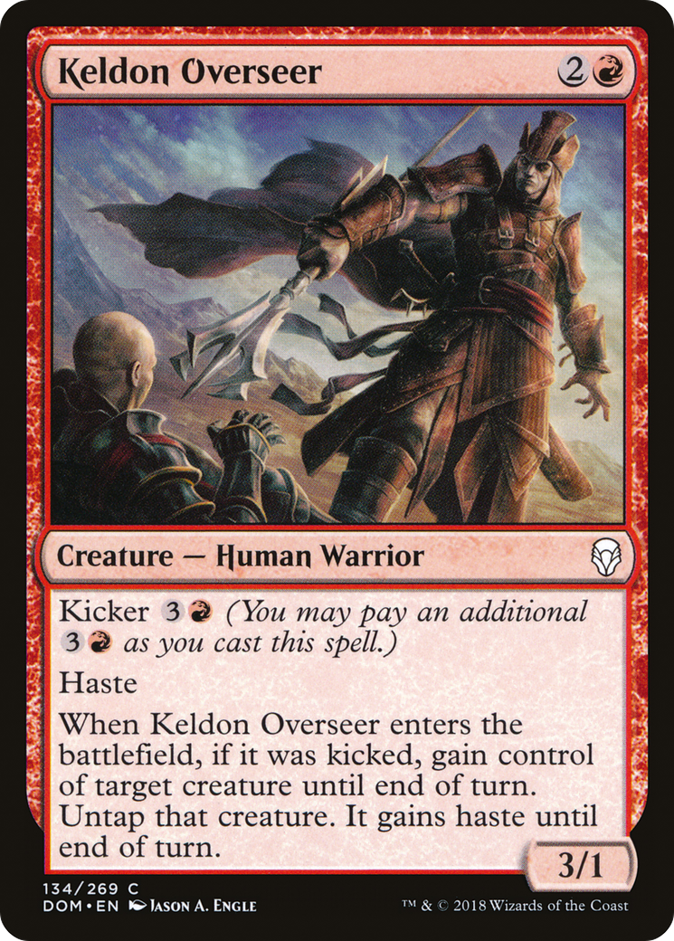 Keldon Overseer (DOM-134)  - Dominaria
