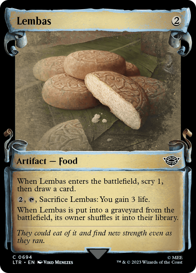 Lembas (Showcase Scrolls) (LTR-694)  Foil - The Lord of the Rings: Tales of Middle-earth: (Showcase)