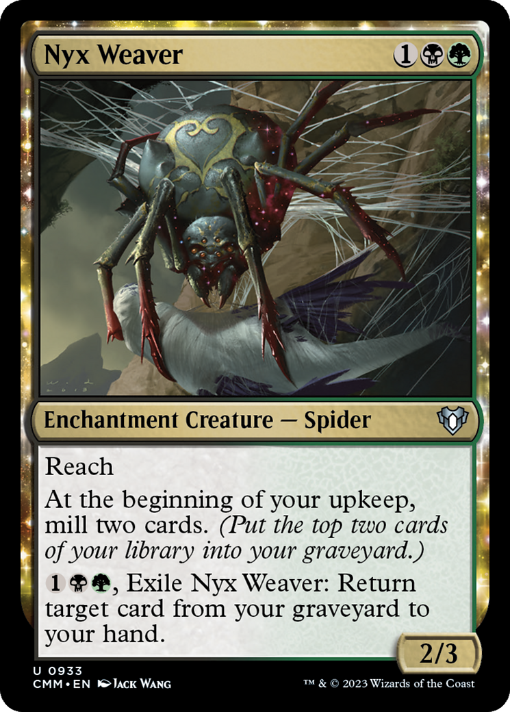 Nyx Weaver (CMM-933)  - Commander Masters: (enchantment)