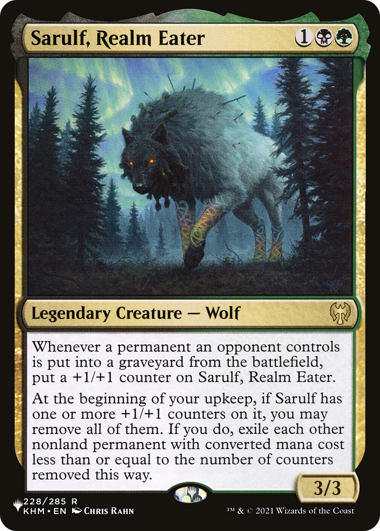 Sarulf, Realm Eater (LIST-KHM-228)  - The List