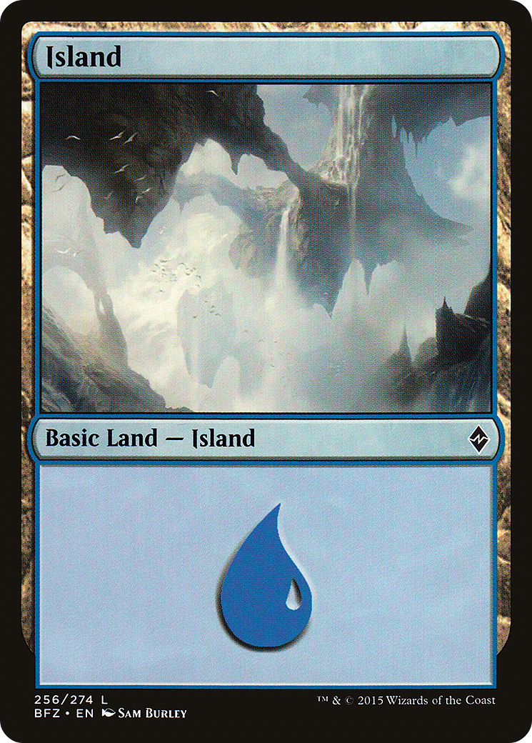Island (256) (BFZ-256)  - Battle for Zendikar
