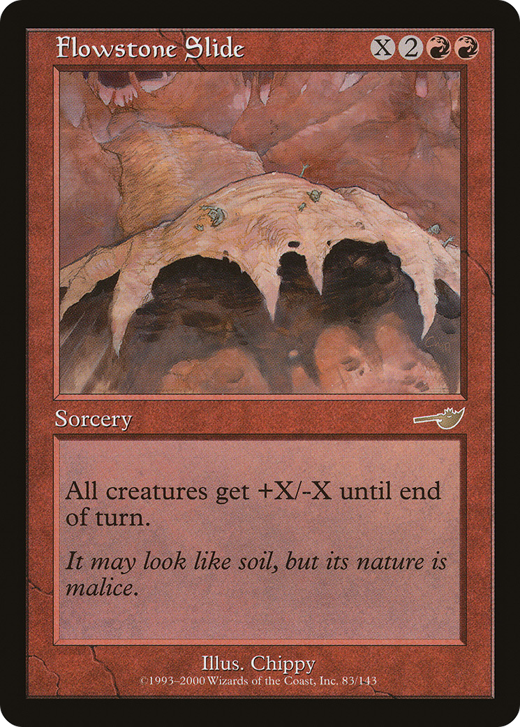 Flowstone Slide (NMS-083)  Foil - Nemesis