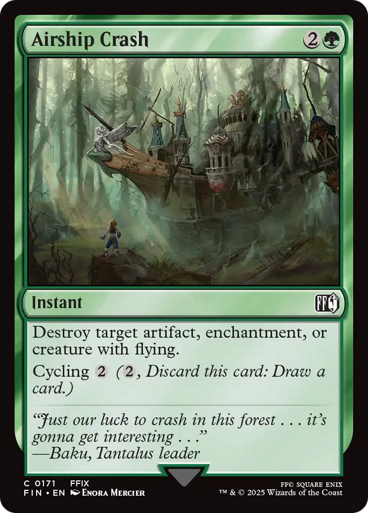 Airship Crash (FIN-171)  Foil - FINAL FANTASY