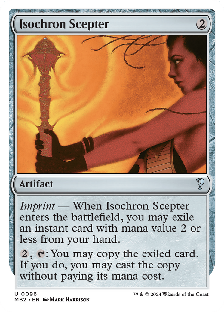 Isochron Scepter (White Border) (MB2-096)  - Mystery Booster 2