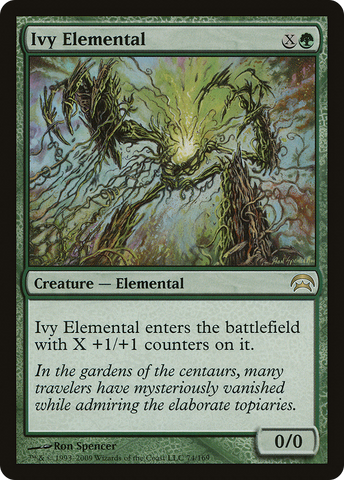 Ivy Elemental (HOP-074)  - Planechase