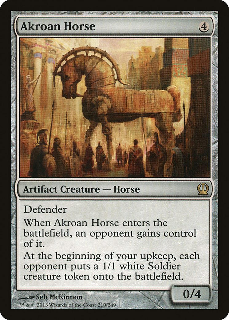 Akroan Horse (THS-210)  Foil - Theros