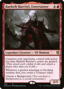 Baeloth Barrityl, Entertainer (CLB-655)  Foil - Commander Legends: Battle for Baldur's Gate