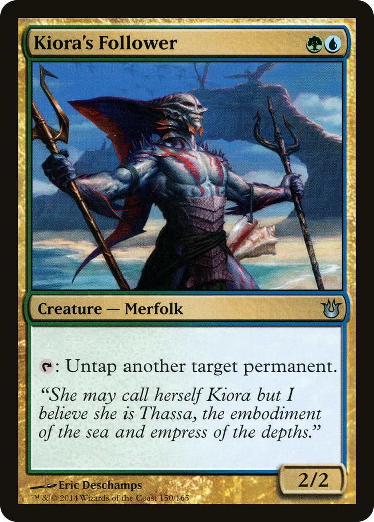 Kiora's Follower (BNG-150)  Foil - Born of the Gods