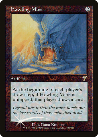 Howling Mine (7ED-300★) - Seventh Edition Foil