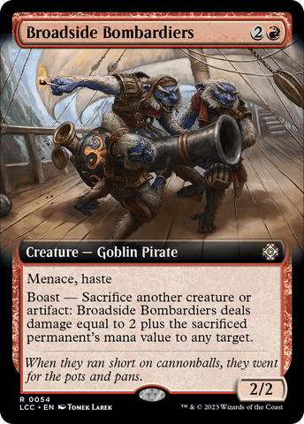 Broadside Bombardiers (Extended Art) (LCC-054)  - The Lost Caverns of Ixalan Commander: (Extended Art)