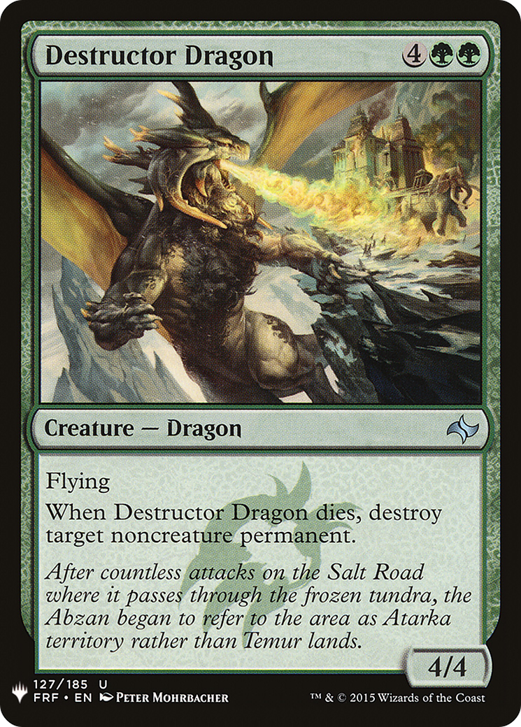 Destructor Dragon (LIST-127)  - The List