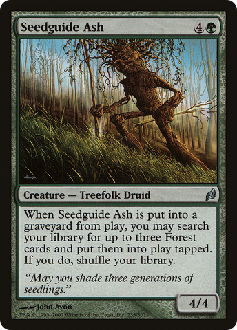 Seedguide Ash (LRW-235)  Foil - Lorwyn