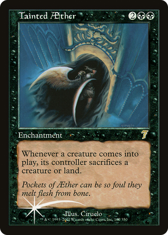 Tainted Aether (7ED-167★) - Seventh Edition Foil