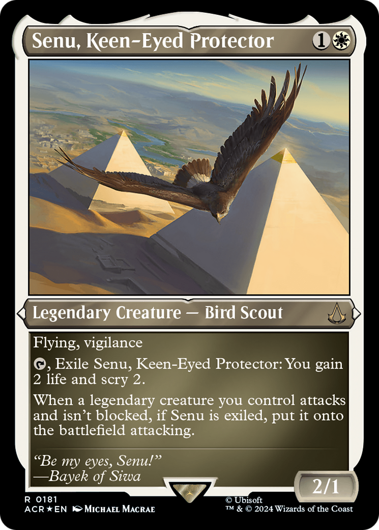 Senu, Keen-Eyed Protector (ACR-181)  Etched Foil - Assassin's Creed