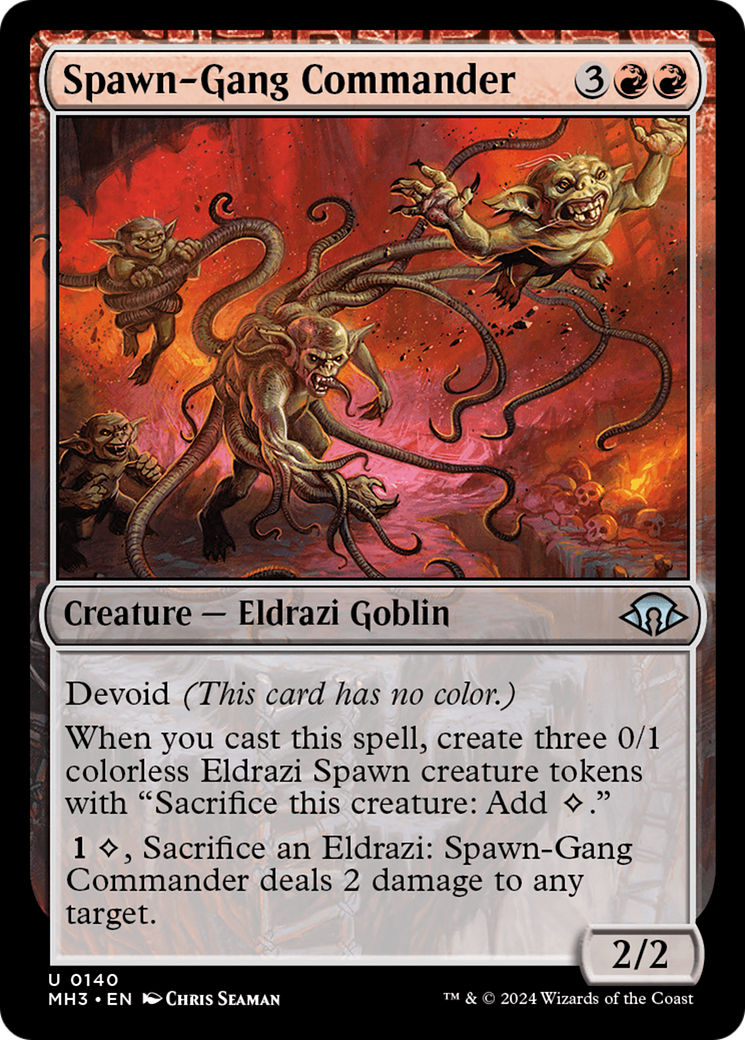 Spawn-Gang Commander (MH3-140)  - Modern Horizons 3: (devoid)