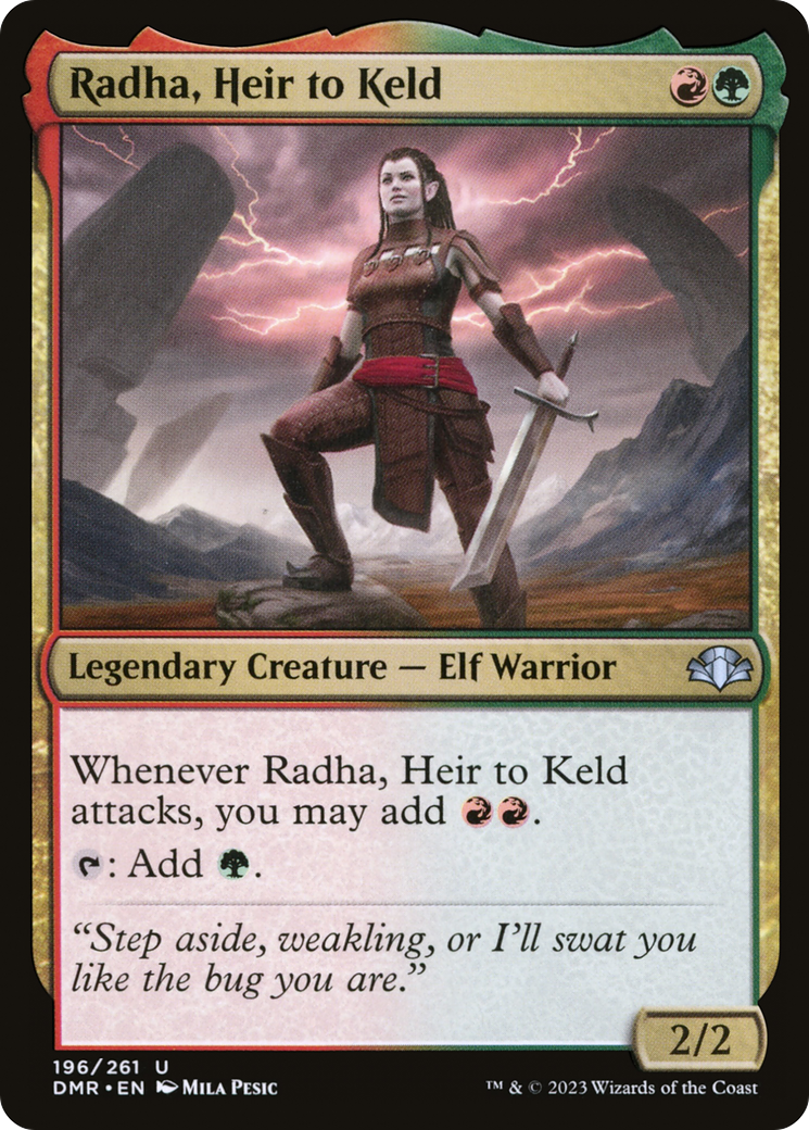 Radha, Heir to Keld (DMR-196)  Foil - Dominaria Remastered