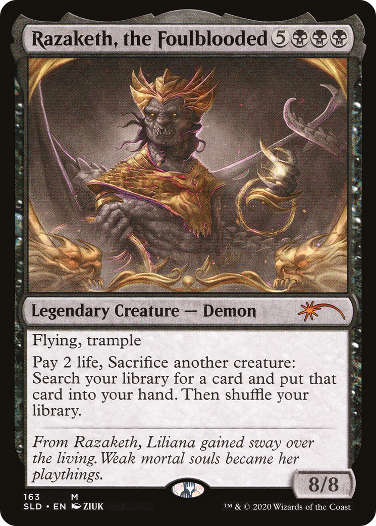 Razaketh, the Foulblooded (SLD-163)  Foil - Secret Lair Drop