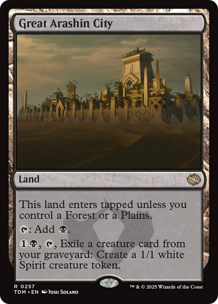 Great Arashin City (TDM-257)  - Tarkir: Dragonstorm