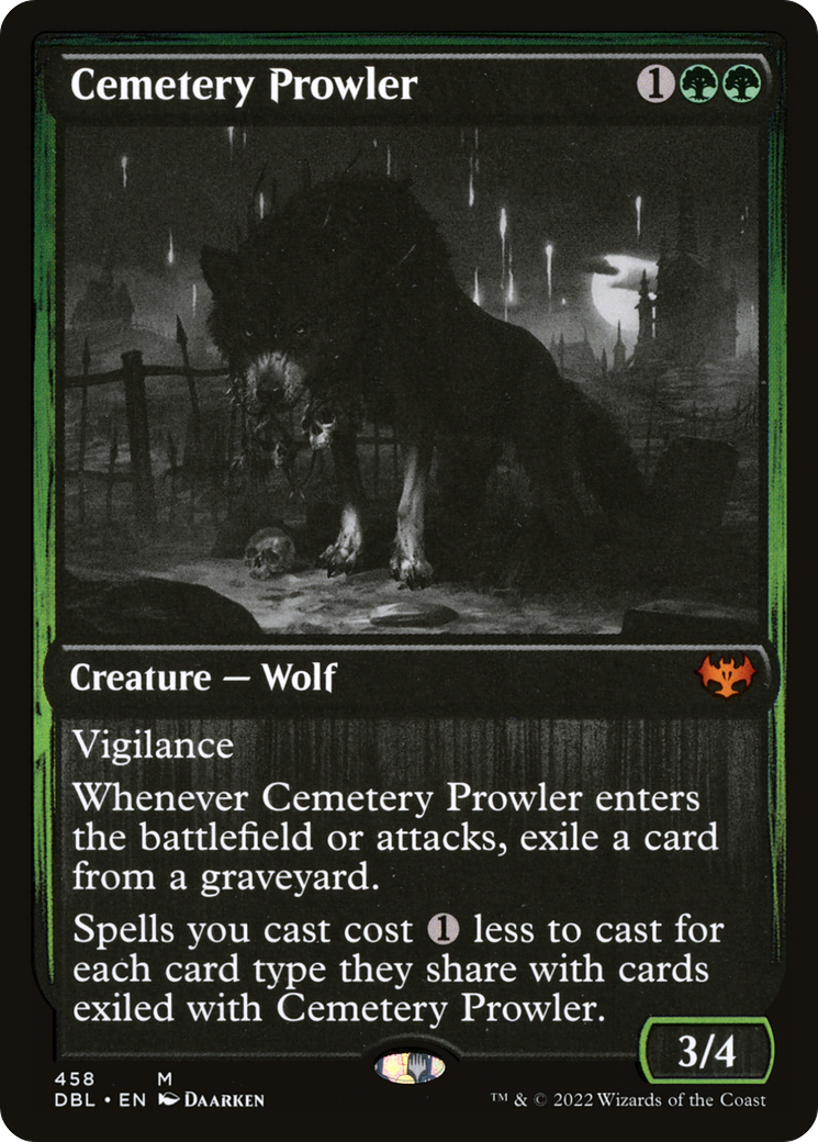 Cemetery Prowler (DBL-458)  - Innistrad: Double Feature