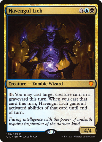 Havengul Lich (C17-173)  - Commander 2017