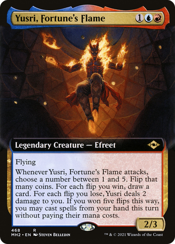 Yusri, Fortune's Flame (Extended Art) (MH2-468)  - Modern Horizons 2: (Extended Art)