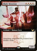 Blade Historian (Extended Art) (STX-334)  Foil - Strixhaven: School of Mages: (Extended Art)