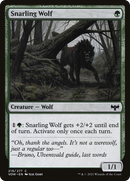 Snarling Wolf (VOW-219)  Foil - Innistrad: Crimson Vow