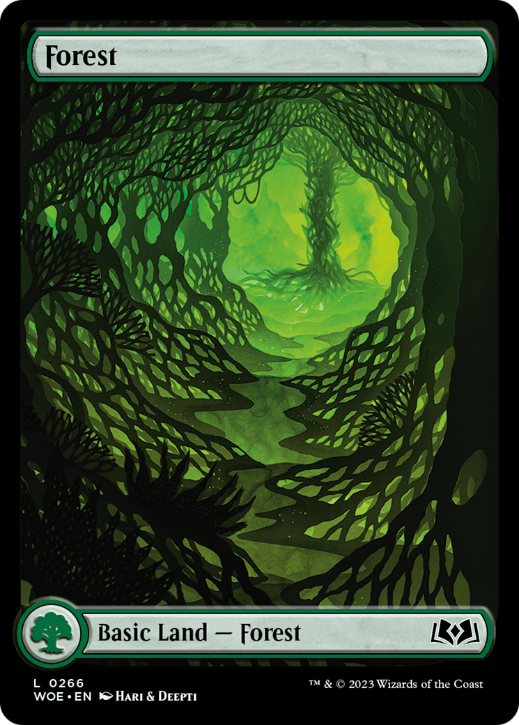 Forest (0266) (WOE-266)  Foil - Wilds of Eldraine: (Full Art)
